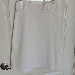 Alanni Casual Skirt White Cotton, size 6